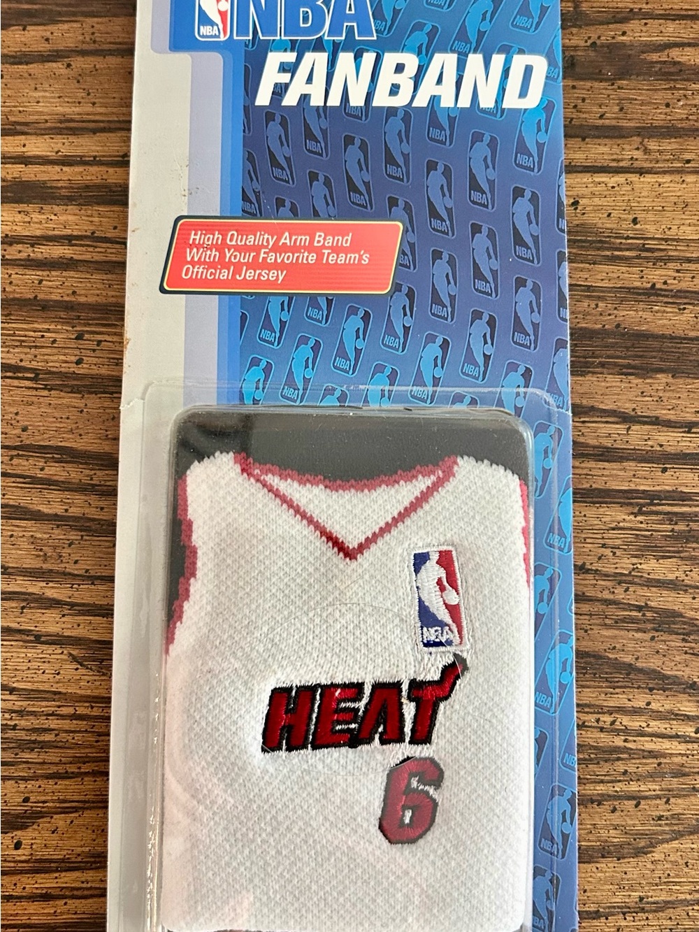 NBA White & Red James #6 Knit FanBand Armband Brand New